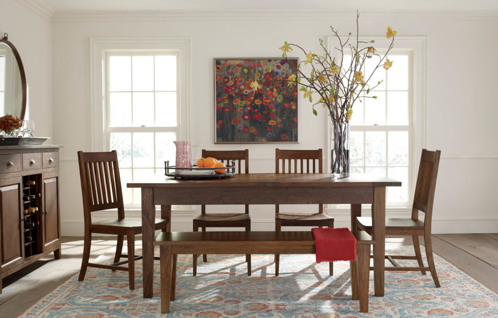 Montgomery Dining Set with bench